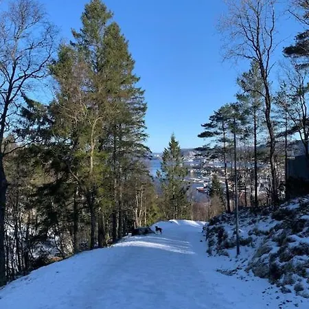 Cosy House With Sunny Terrace, Garden And Fjord View *